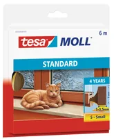 tesa Dichtungsstreifen MOLL Standard 1 Stück, Braun - Geeignete Oberflächen: Universal - Packungsgrösse: 1 Stück - Detailfarbe: Braun - Art: Dichtungsband