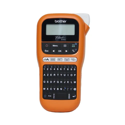 PTOUCH Gerät inkl. PT-E110VP Koffer, Adapter und Band