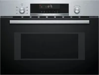 Bosch Einbaumikrowelle CMA585GS1 Silber - Mikrowellenleistung: 900 W - Fassungsvermögen: 44 l - Grillfunktion: Ja - Backofenfunktion: Nein - Steamfunktion: Ja - Breite: 59.4 cm