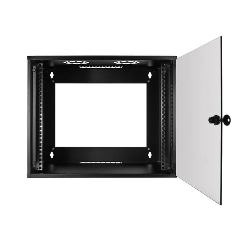 Logilink 19"" Wandschrank ECO, 6 HE, montiert, schwarz