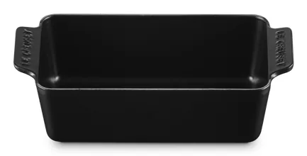Le Creuset Backform Rechteckig 23 x 13 cm, Schwarz Matt - Materialtyp: Metall - Material: Gusseisen - Detailfarbe: Schwarz - Set: Nein - Backform Typ: Backform eckig - Verpackungseinheit: 1 Stück