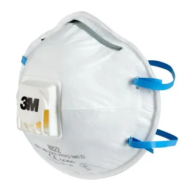 3M Atemschutzmaske 8822 FFP2, 5 Stück - Maskentyp: Halbmaske - Grösse: Einheitsgrösse - Schutzklasse: FFP2 - Detailfarbe: Weiss