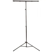 BeamZ Lichtstativ mit T-Träger LS25T - Höhenverstellbar: Ja - Detailfarbe: Schwarz - Material: Metall - Gewicht: 3.3 kg - Stativ-Bauart: Bodenstativ