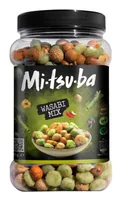Mitsuba Wasabi Mix 800 g - Produkttyp: Mischungen - Nährwertangabe pro: 100 g - Energiegehalt (in kj): 1850 KJ - Energiegehalt (in kcal): 440 Kcal - Fett: 13.9 g - Davon gesättigte Fettsäuren: 2.2 g