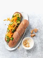 Schnitzer Bio Baguette Rustic 2 x 160 g - Produkttyp: Brot - Nährwertangabe pro: 100 g - Energiegehalt (in kj): 809 KJ - Energiegehalt (in kcal): 192 Kcal - Fett: 3.9 g - Gesättigte Fettsäuren: 1.2 g