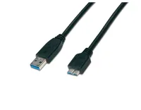 Wirewin USB 3.0-Kabel  USB A - Micro-USB B 1 m - Kabeltyp: Anschlusskabel - Detailfarbe: Schwarz - USB Standard: 3.0/3.1/3.2 Gen 1 (5 Gbps) - Länge: 1 m - USB Anschluss 2 (Endgerät): Micro-USB B - Geschlecht Anschluss 2 (Endgerät): Male (Stecker)