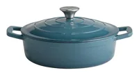 APS Bräter 5 Stars 2.5 l, Türkis - Material: Gusseisen - Topfart: Bräter - Kompatible Kochfelder: Backofen - Induktion - Antihaftbeschichtung: Keine Angaben - Detailfarbe: Türkis - Spülmaschinenfest: Nein
