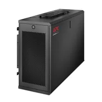 APC Wandschrank AR106VI 19 / 6HE / Schwarz - Produkttyp: Wandgehäuse - 10/19 Rack: 19 - Höheneinheiten: 6HE - Schallgedämpft: Nein - Einbautiefe: 762 mm - Tiefe (Aussenmass): 968 mm