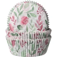 Demmler Muffin Backform Rose 60 Stück - Materialtyp: Papier - Material: Papier - Zertifikate: FSC - Motiv: Blume - Backform Typ: Muffin-Backform - Eigenschaften: Keine Eigenschaft