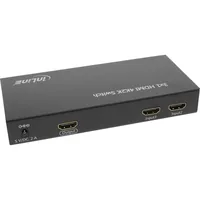 InLine HDMI Switch / Umschalter - 3 Eingänge auf 1 Ausgang - 4K2K - 3D - HD Audio
