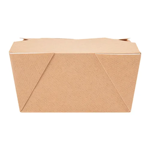 Weita Menübox 780 ml, 50 Stück - Detailfarbe: Braun - Materialtyp: Papier - Material: Pappe - Verpackungseinheit: 50 Stück
