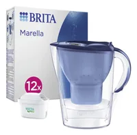 BRITA Tischwasserfilter Marella *blau* inkl. 12 Filter