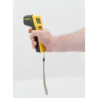 Stanley Infrarot-Messgerät STHT0-77365 - Anwendungsbereich: Bauwesen - Elektrotechnik - Temperaturmessung - Typ: Infrarot-Messgerät - Detailfarbe: Gelb - Schwarz