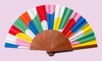 AFO - A FAN OF Handfächer- Playground 42 cm - Detailfarbe: Mehrfarbig - Material: Baumwolle - Holz