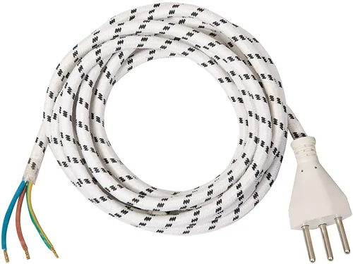 Brennenstuhl Anschlusskabel 3 m Offen-T12 - Anzahl Leiter: 3 - Detailfarbe: Weiss - Kinderschutz: Nein - Steckereigenschaften: Angespritzt - Steckertyp Ausgang: Offen - Leiterquerschnitt: 0.75 mm²