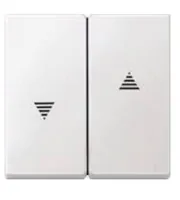 Merten 435519 light switch Thermoplastic White