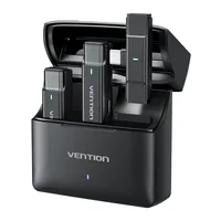 Set of 2 Vention USB-C microphones + charging case