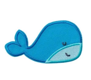 Mono-Quick Aufbügelbild Blauwal 1 Stück - Breite: 8.3 cm - Länge: 4.5 cm - Motiv: Delphin - Anzahl Stück: 1 Stück