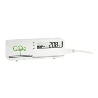 TFA Dostmann Luftgütemonitor Airco2ntrol Mini CO2-Messgerät Weiss - Anwendungsbereich: Messung der CO?-Konzentration - Temperaturmessung - Typ: Messgerät - Detailfarbe: Weiss
