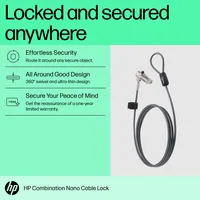 HP Notebook Sicherheitskabelschloss Nano Combination lock