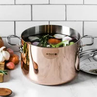 De Buyer Prima Matera Bratentopf Kupfer/Edels. hoch 24cm ind.