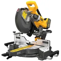 XR FLEXVOLT Akku-Paneelsäge DCS781X2, 54Volt, Kapp- und Gehrungssäge (gelb/schwarz, Li-Ionen Akku 54Volt 3Ah oder 18Volt 9Ah, 162 Wh)