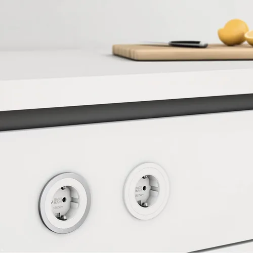 Bachmann PIX built-in socket with 2m power cable