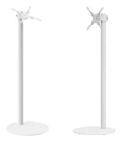 Multibrackets M Pro Series - Single Pole Floorbase 2 White