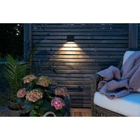 EGLO Leuchten Gartenlicht Solar Wandleuchte Schwarz - Betriebsart: Solarbetrieb - Smart Home: Nicht kompatibel - Dimmbar: nicht dimmbar - Produkttyp: Outdoor Wandleuchte - Lichtsensor (Dämmerung): Nein - Timerfunktion: Nein