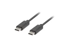 Lanberg CA-CMCM-10CU-0010-BK kabel USB 2.0 1m USB-C M/M  Black
