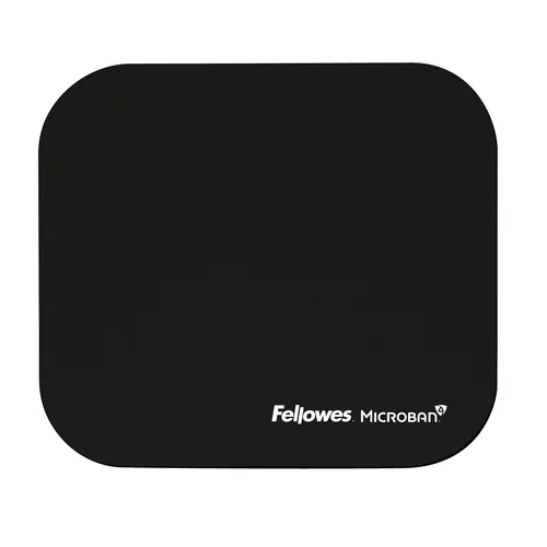 Fellowes Workplace Mausmatte Microban Schwarz - Tiefe: 192 mm - Breite: 226 mm - Detailfarbe: Schwarz - Form: Eckig - Höhe: 3 mm - Handgelenkauflage: Nein