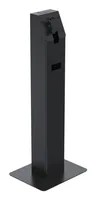 Ergonomic Solutions SpacePole Kiosk SPK400-17 accessoire de système de paiement en point de vente Ensemble de kiosques Noir Métal 75 x 75 mm 100 x 100 mm