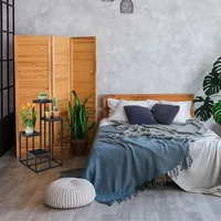 relaxdays Pflanzenständer mit 4 Ablagen 80 x 40 cm, Schwarz - Detailfarbe: Schwarz - Detailmaterial: Mitteldichte Holzfaserplatte (MDF) - Stahl - Grundmaterial: Holz - Metall
