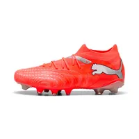 PUMA Shoes Future 9 Match FG/AG Rot, 45 - Detailfarbe: Rot - Zielgruppe: Herren - Sohlen: Kunstrasen (AG) - Nocken (FG) - Schuhgrösse (EU): 45