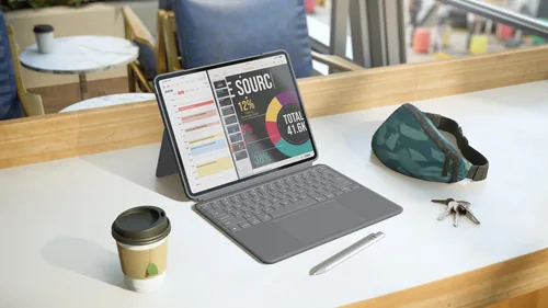 LOGITECH Combo Touch -  for iPad Air -  13inch -  M2 -  OXFORD GREY (CH)