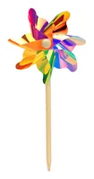 G. Wurm Blumenstecker Windrad 14 x 31 x 7 cm - Motiv: Windräder - Detailfarbe: Mehrfarbig