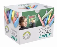 Linex Wandtafelkreide Mehrfarbig, 100 Stück - Verpackungseinheit: 1 Stück - Set: Ja - Detailfarbe: Mehrfarbig - Eigenschaft-Stift: Keine - Farbstifte & Wachsmalstifte-Art: Wandtafelkreide - Anwender: Kinder