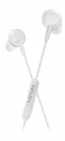 Philips In-Ear-Kopfhörer TAE5008WT/00 Weiss - Detailfarbe: Weiss - Kopfhörer Ausstattung: Anruf-Management - Inline-Fernbedienung - Mikrofon - Lautstärkeregelung - Sprachsteuerung - Verbindungsmöglichkeiten: USB Typ-C - Kabelgebunden - Aktive Geräuschunte