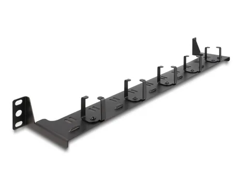 Delock 48.30cm 19"" LWL Rangierpanel 1 HE schwarz