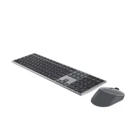 DELL KM7321W clavier Souris incluse Bureau RF sans fil + Bluetooth Gris, Titane