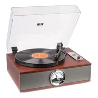 Fenton Plattenspieler mit Bluetooth RP180 Dunkelbraun - Detailfarbe: Dunkelbraun - Plattenspieler Antriebsart: Riemenantrieb - Platte Geschwindigkeit: 45 U/min - 33? U/min - 78 U/min - Tonabnehmer: Dabei - Tonarm: S-Form - Anwender: HiFi