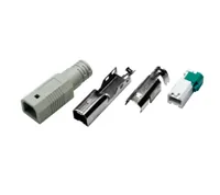 LogiLink USB-Stecker Typ-B Set aus 3 Teilen m. Ummantelung