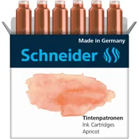 SCHNEIDER Tintenpatronen 166116 apricot 6 Stk.