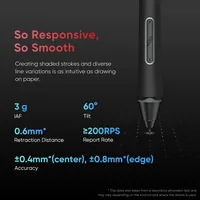 XP-PEN Grafiktablet Artist Pro 15.6 V2 - Stromversorgung: Netzbetrieb - Aktive Arbeitsfläche: 340.99 mm x 191.81 mm - Anzahl Druckstufen: 16384 × - Detailfarbe: Schwarz - Schnittstellen: USB Typ C - Display vorhanden: Ja