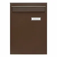 BURG-WÄCHTER Leipzig 778 BR mailbox Brown Wall-mounted mailbox Steel