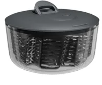 Zyliss Salatschleuder Easy Spin S Grau - Material: Polypropylen (PP) - Detailfarbe: Grau - Spülmaschinenfest: Nein - Durchmesser: 23 cm - Systemart: Drehsystem