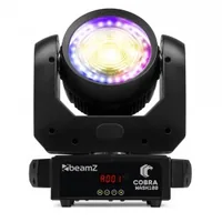 BeamZ Moving Head Cobra Wash 100 - Typ: Moving Head - Leuchtmittel: LED - Ausstattung: Lüfter - DMX-fähig - Funktionen: Andere - Wash