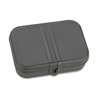 Koziol Lunchbox Pascal L Grau - Materialtyp: Biokunststoff - Unterteilungsmöglichkeit: Ja - Material: Biozirkulärer Kunststoff - Detailfarbe: Grau - Spülmaschinenfest: Ja - Set: Nein