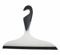 Wenko Duschabzieher Loano Schwarz/Weiss - Wischbreite: 23 cm - Faltbar: Nein - Detailfarbe: Weiss - Schwarz - Detailmaterial: Gummi - Kunststoff - Grundmaterial: Kunststoff - Aufhängevorrichtung: Ja