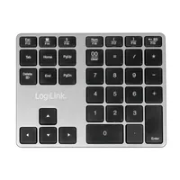 Logilink Keypad Bluetooth, mit 35 Tasten, ALU, Space grau